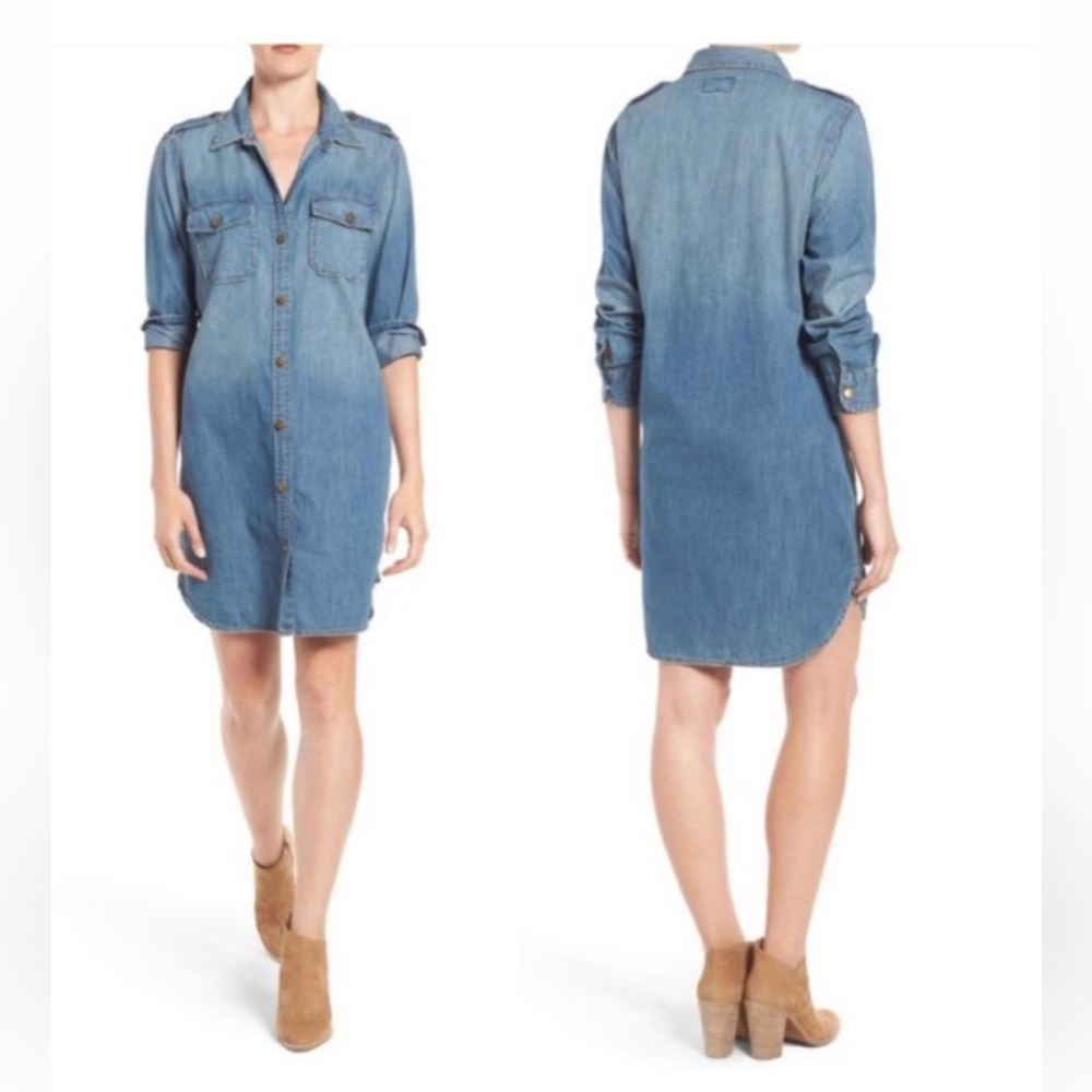 Current Elliott Denim Perfect Shirt Dress size Size 0. Perfect condition.